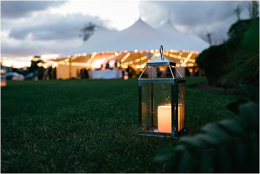 reception tent lantern