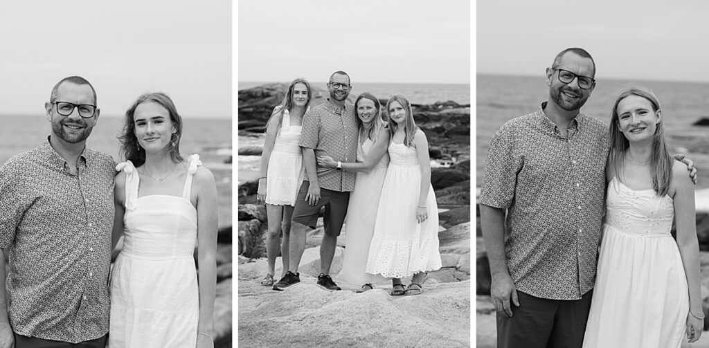 Coastal family session at Black Point